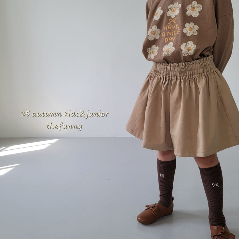 The Funny - Korean Children Fashion - #fashionkids - Culotte Skirt Pants - 5