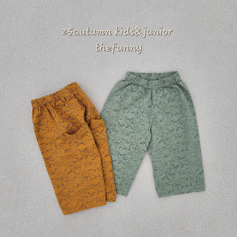 The Funny - Korean Children Fashion - #fashionkids - Dino Pants