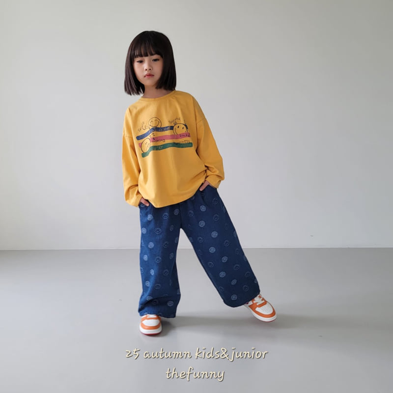 The Funny - Korean Children Fashion - #fashionkids - Round Denim Pants - 7
