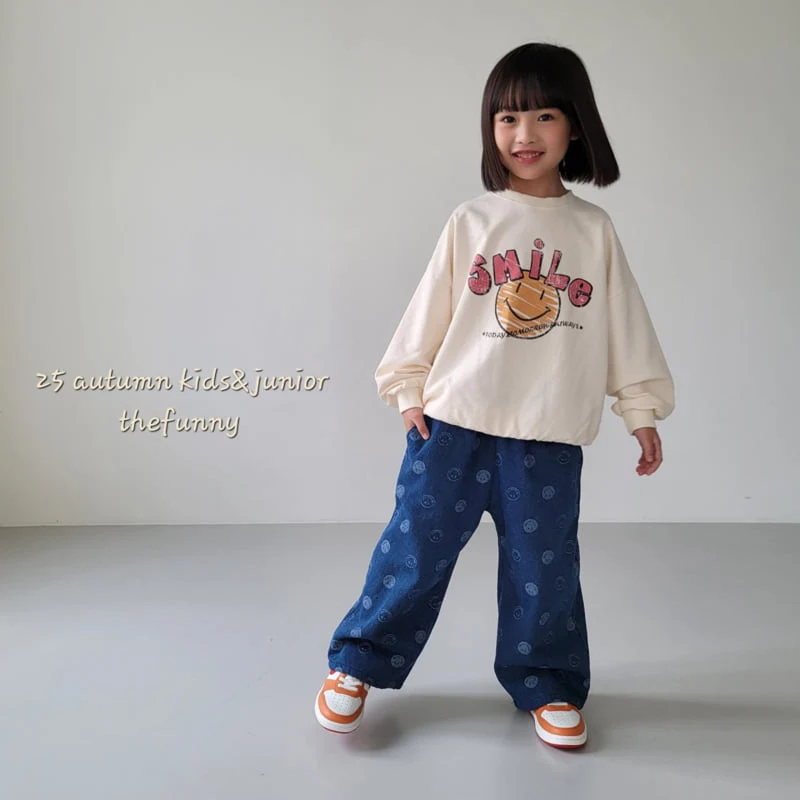 The Funny - Korean Children Fashion - #fashionkids - Smile Sweatshirt - 6