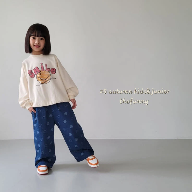 The Funny - Korean Children Fashion - #kidsshorts - Smile Sweatshirt - 7