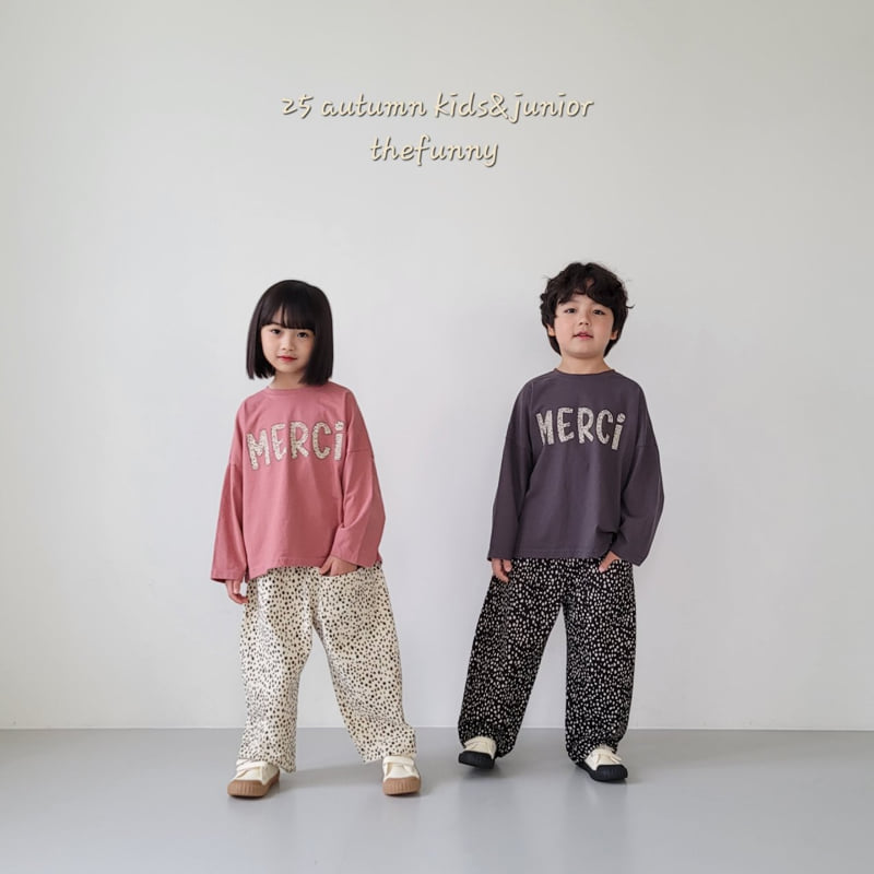The Funny - Korean Children Fashion - #kidsshorts - Merci Tee - 3