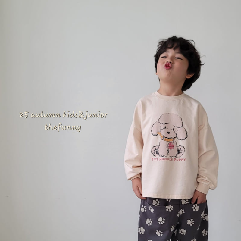 The Funny - Korean Children Fashion - #kidsshorts - Poodle Fleece Tee - 10