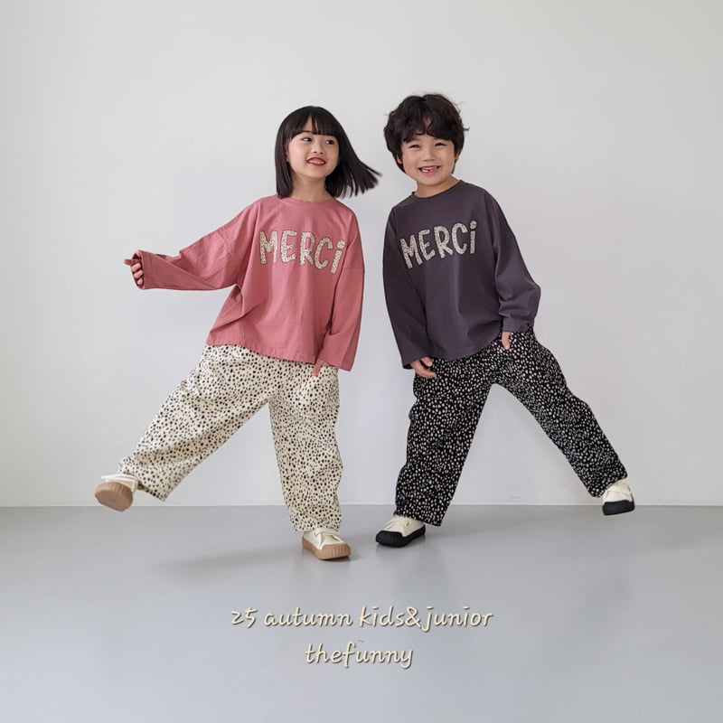 The Funny - Korean Children Fashion - #kidsshorts - Merci Tee - 4
