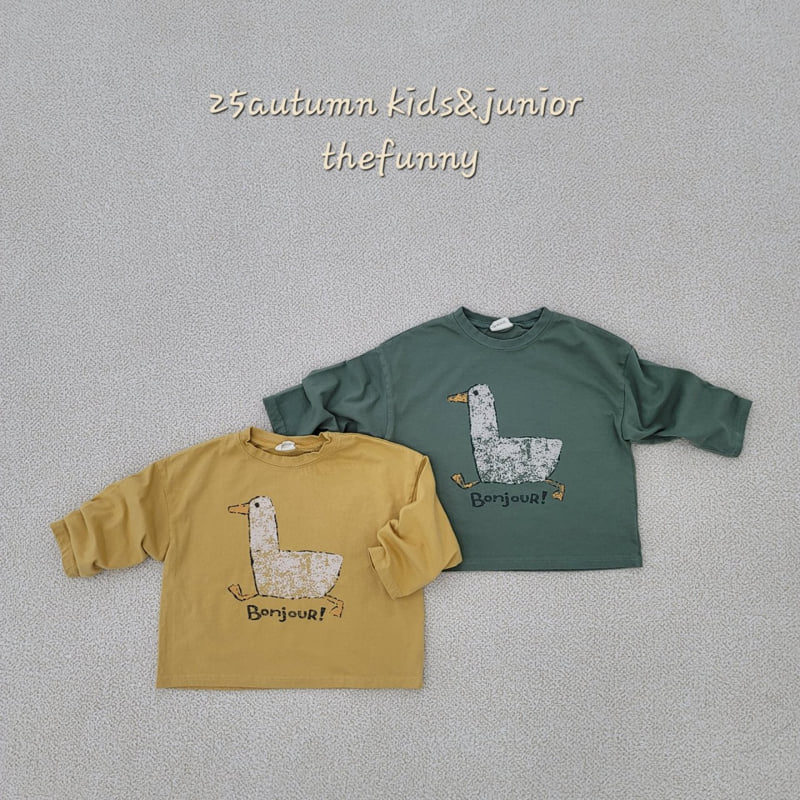The Funny - Korean Children Fashion - #kidsstore - Bonjour Duck Tee