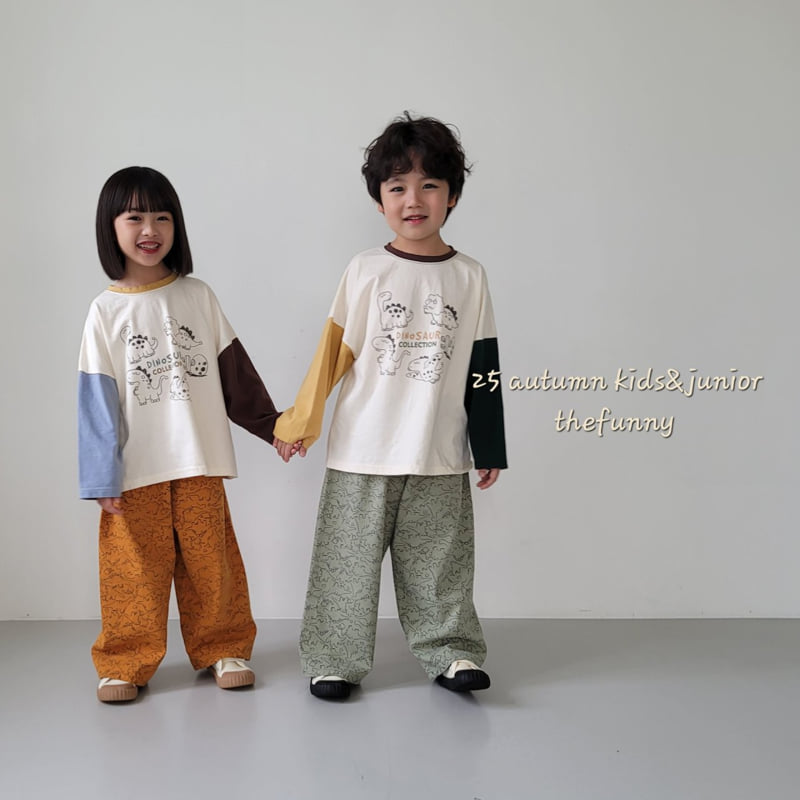 The Funny - Korean Children Fashion - #kidzfashiontrend - Dino Tee - 3