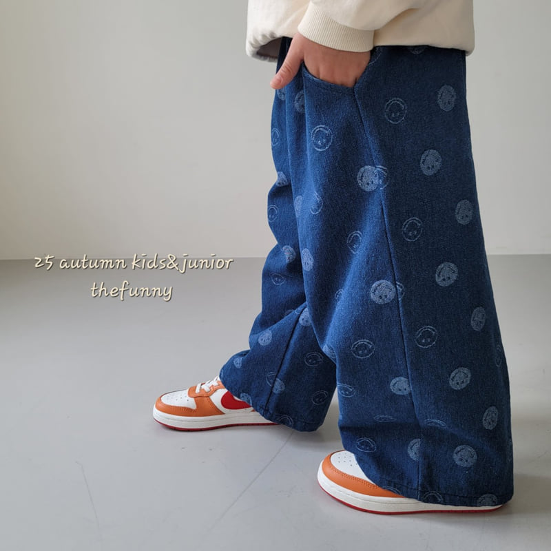 The Funny - Korean Children Fashion - #kidzfashiontrend - Round Denim Pants - 10
