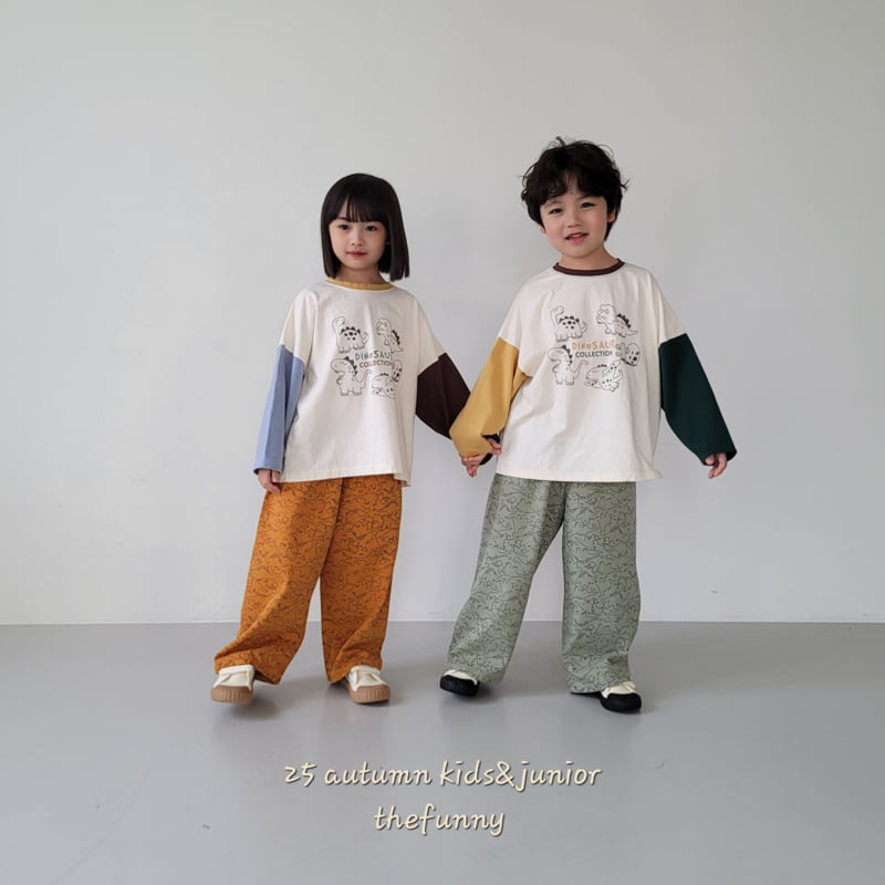 The Funny - Korean Children Fashion - #littlefashionista - Dino Tee - 5