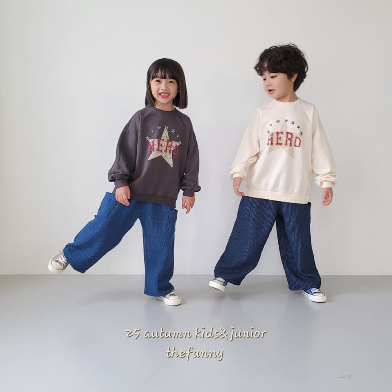 The Funny - Korean Children Fashion - #magicofchildhood - Waffle Denim Pants (Soft) - 5