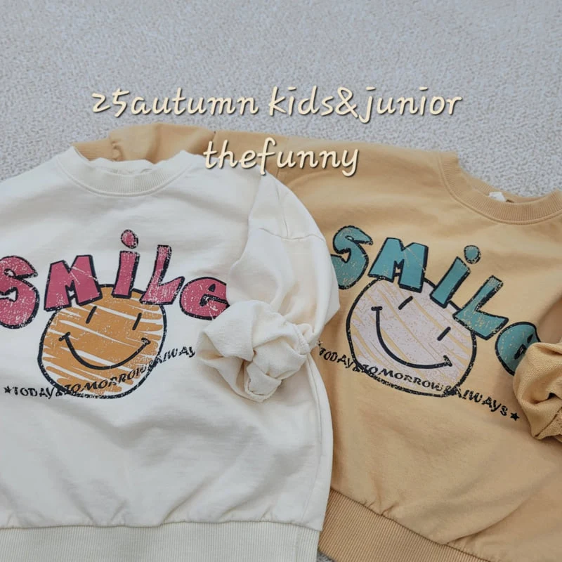 The Funny - Korean Children Fashion - #magicofchildhood - Smile Sweatshirt - 12
