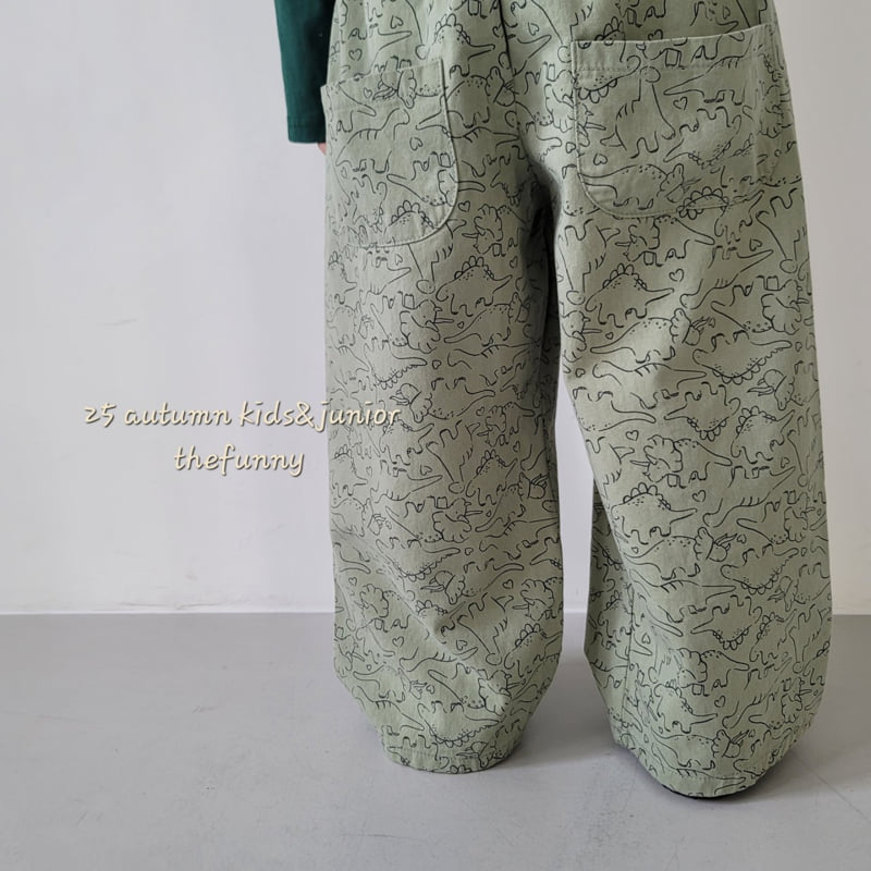 The Funny - Korean Children Fashion - #minifashionista - Dino Pants - 8