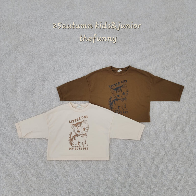 The Funny - Korean Children Fashion - #minifashionista - Cats Tee