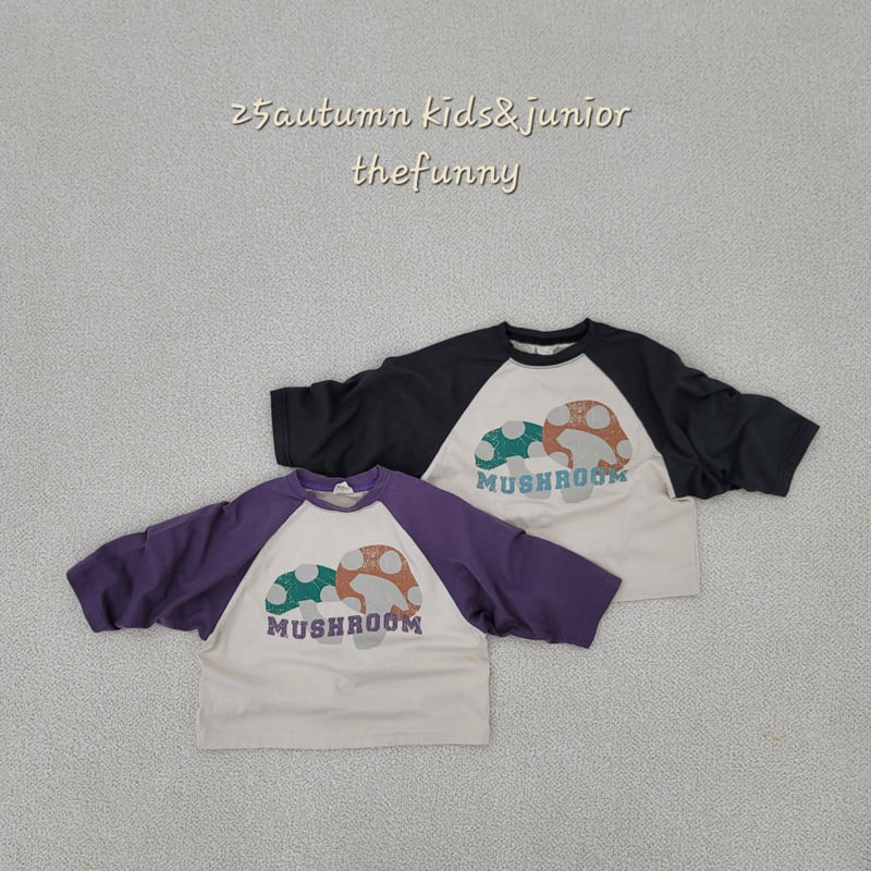 The Funny - Korean Children Fashion - #minifashionista - Mushroom Tee