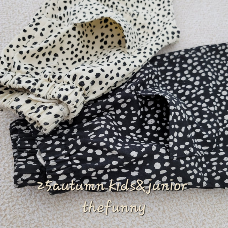 The Funny - Korean Children Fashion - #prettylittlegirls - Spotted Pants - 12