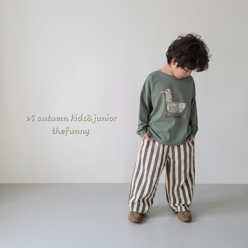 The Funny - Korean Children Fashion - #stylishchildhood - Bonjour Duck Tee - 10