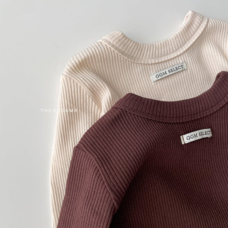 Thegoguma - Korean Children Fashion - #Kfashion4kids - Soft Ribbed Tee - 10