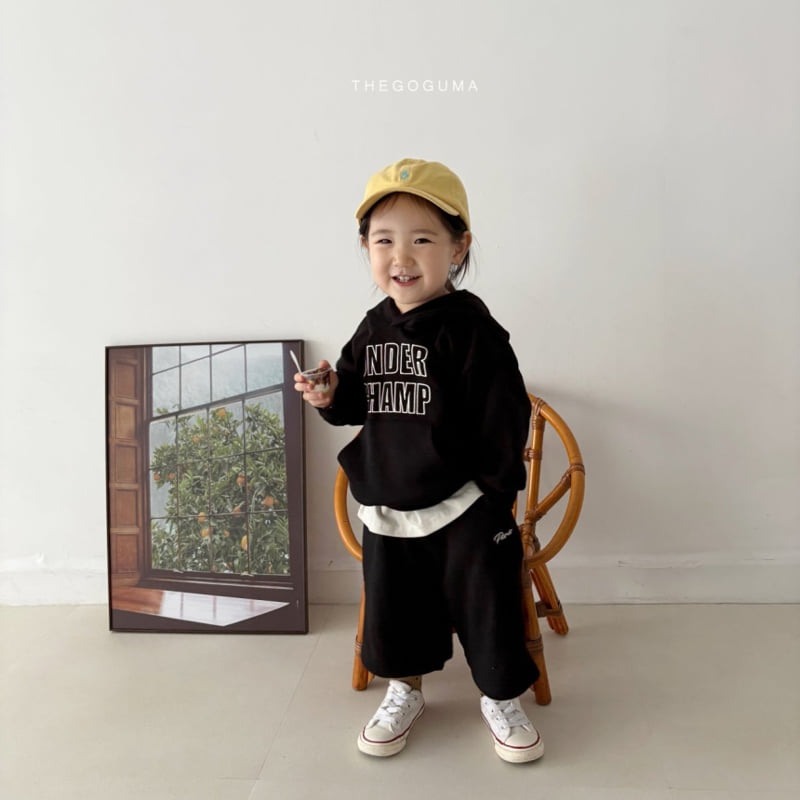 Thegoguma - Korean Children Fashion - #kidzfashiontrend - Embroidery Baggy Pants - 4