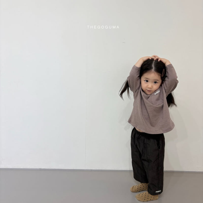 Thegoguma - Korean Children Fashion - #Kfashion4kids - Jelly Stripe Pocket Tee - 3