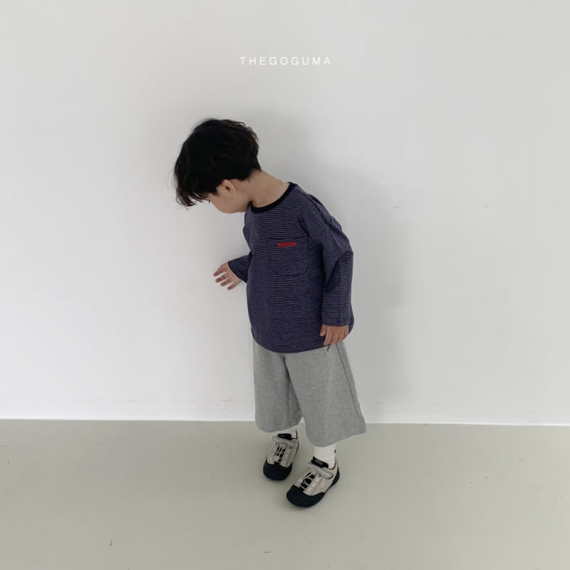 Thegoguma - Korean Children Fashion - #childofig - Jelly Stripe Pocket Tee - 8