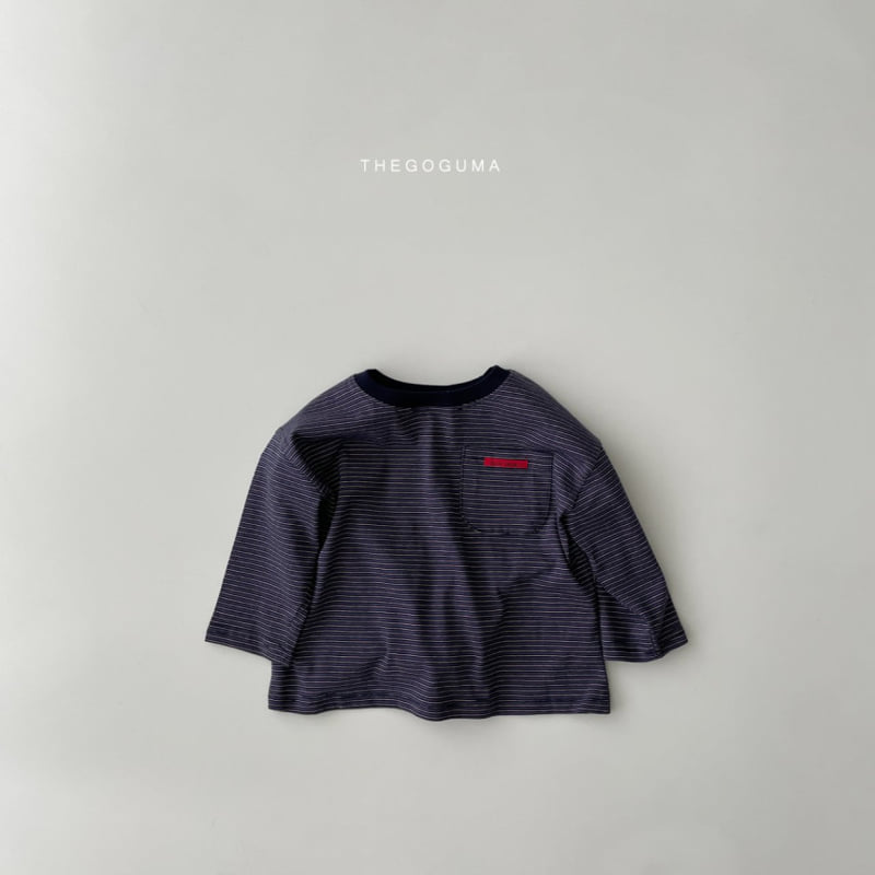 Thegoguma - Korean Children Fashion - #childofig - Jelly Stripe Pocket Tee - 9