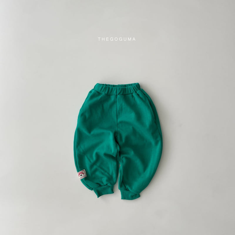 Thegoguma - Korean Children Fashion - #childrensboutique - Label Jogger Pants - 10