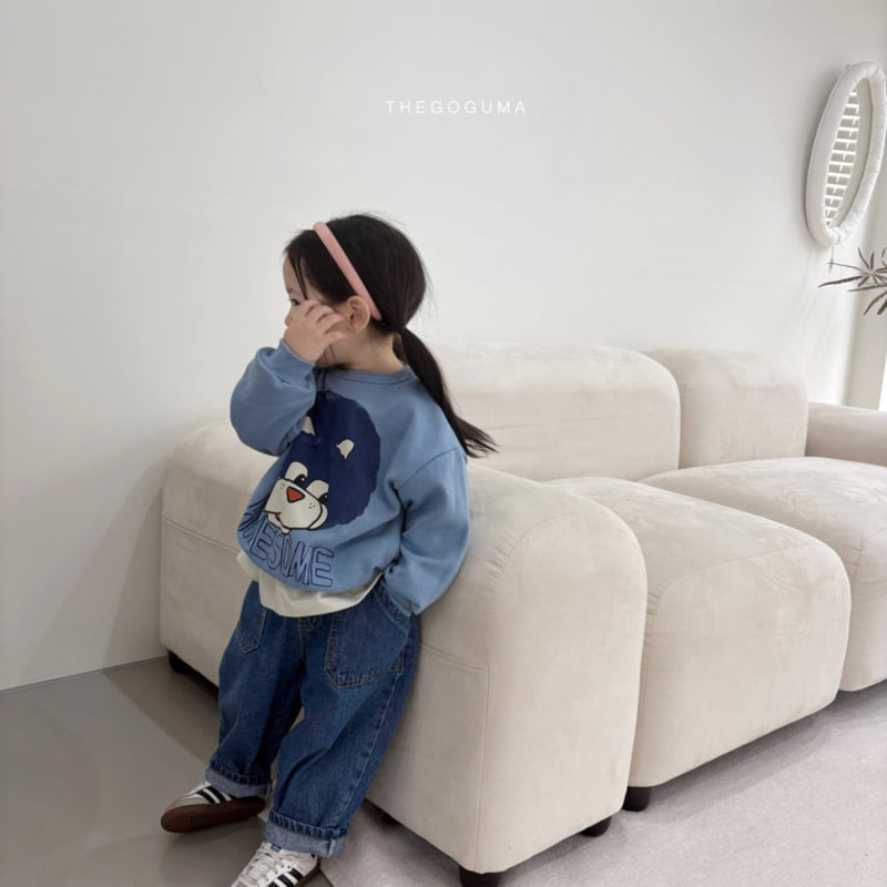 Thegoguma - Korean Children Fashion - #designkidswear - Out Pocket Baggy Denim Pants - 3