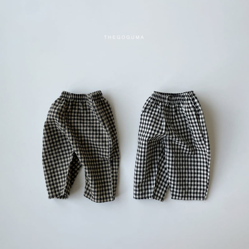 Thegoguma - Korean Children Fashion - #discoveringself - Gogo Check Pants