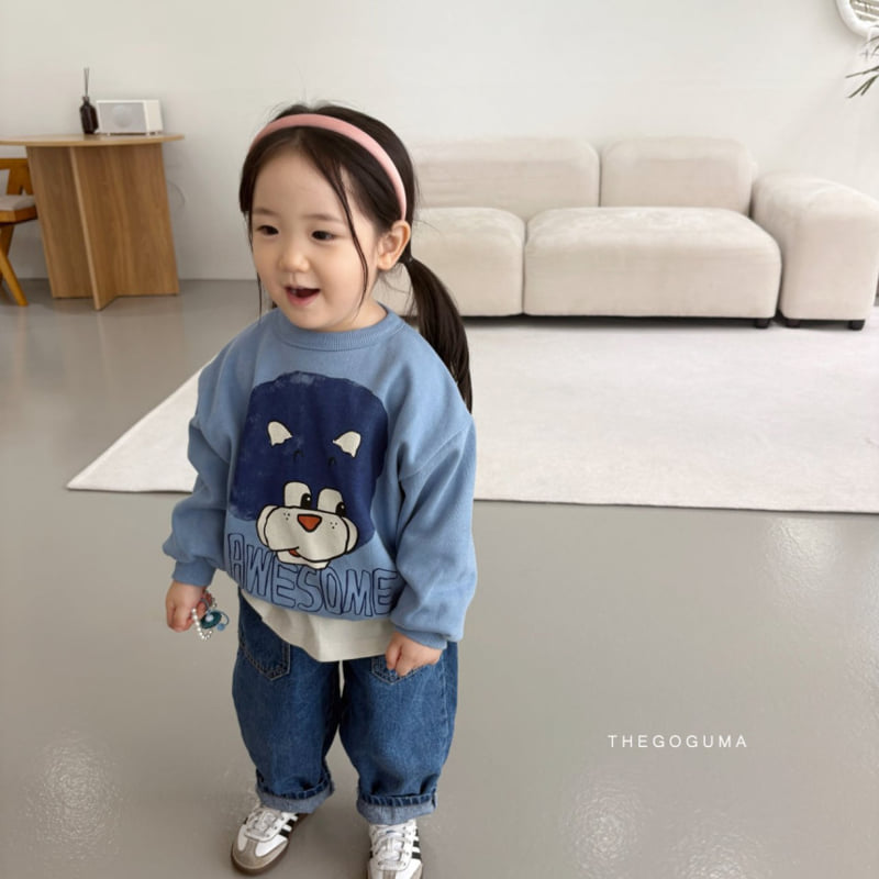 Thegoguma - Korean Children Fashion - #designkidswear - Out Pocket Baggy Denim Pants - 4