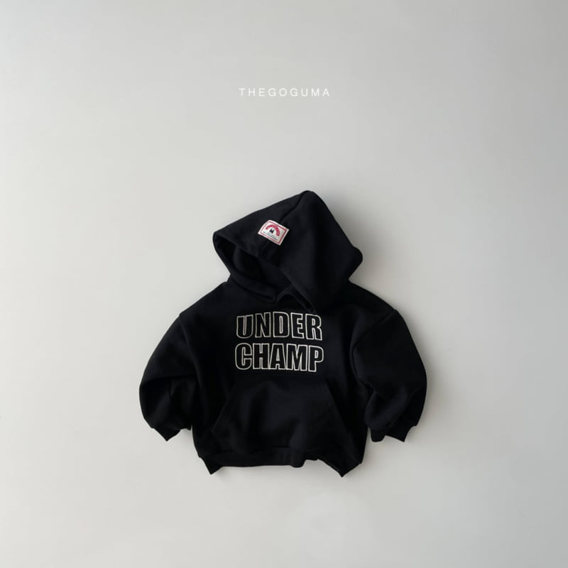 Thegoguma - Korean Children Fashion - #fashionkids - Champ Embroidery Hoodie - 11