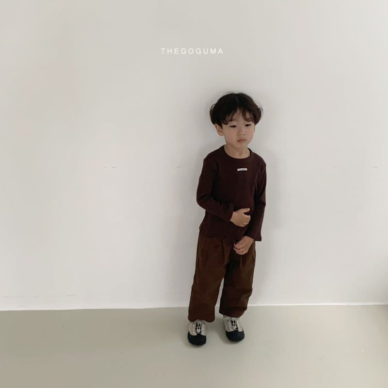 Thegoguma - Korean Children Fashion - #kidsshorts - Soft Ribbed Tee - 7