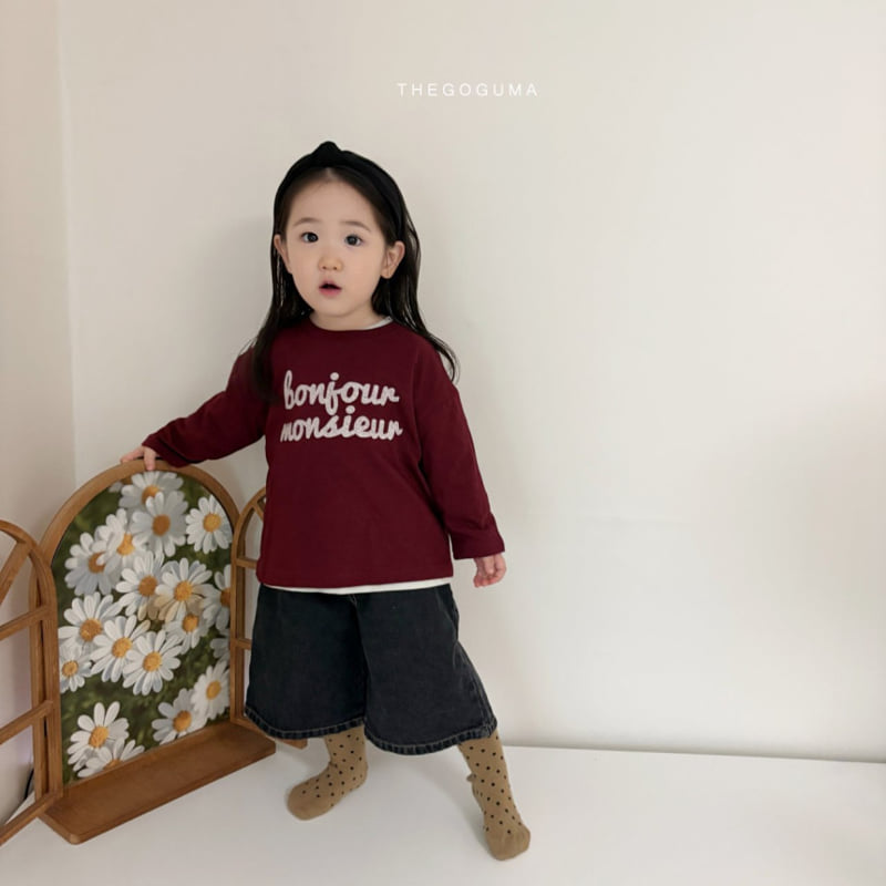 Thegoguma - Korean Children Fashion - #kidsstore - New Bermuda Denim Pants - 2