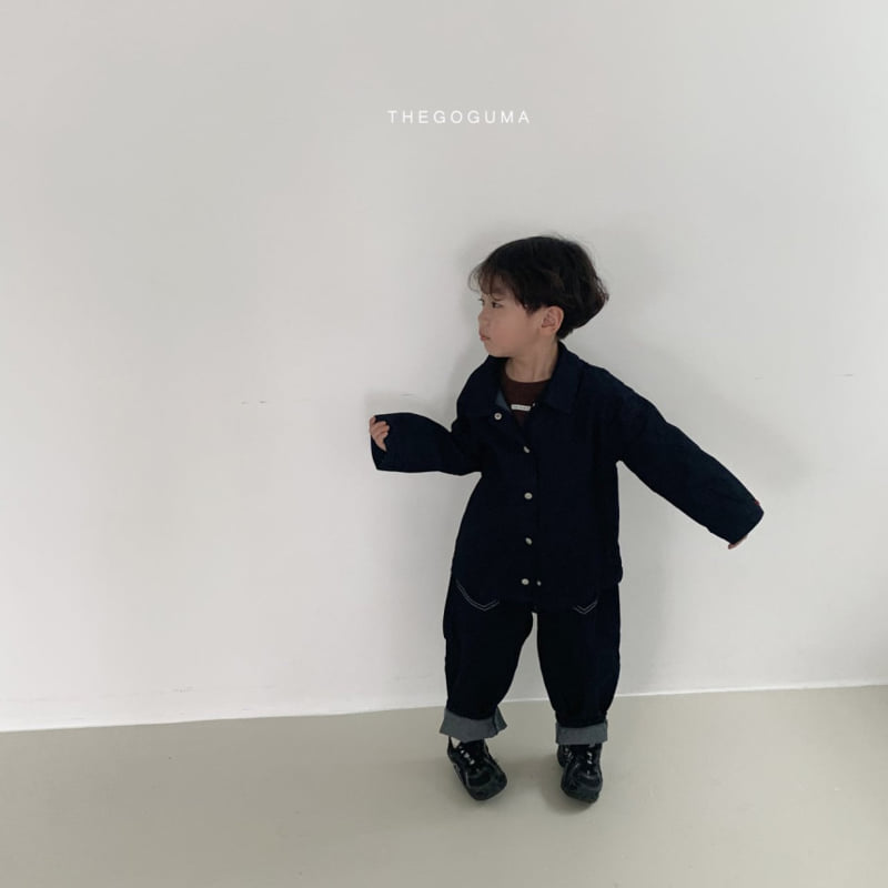 Thegoguma - Korean Children Fashion - #kidsstore - Out Pocket Baggy Denim Pants - 7
