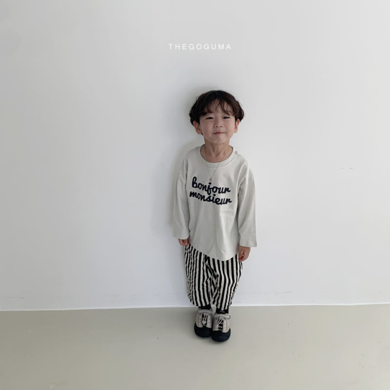 Thegoguma - Korean Children Fashion - #kidsshorts - One Stripe Pants - 4