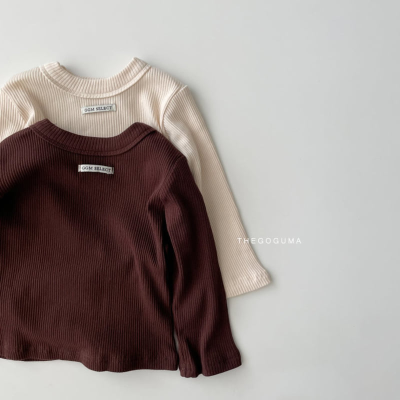 Thegoguma - Korean Children Fashion - #kidzfashiontrend - Soft Ribbed Tee - 9