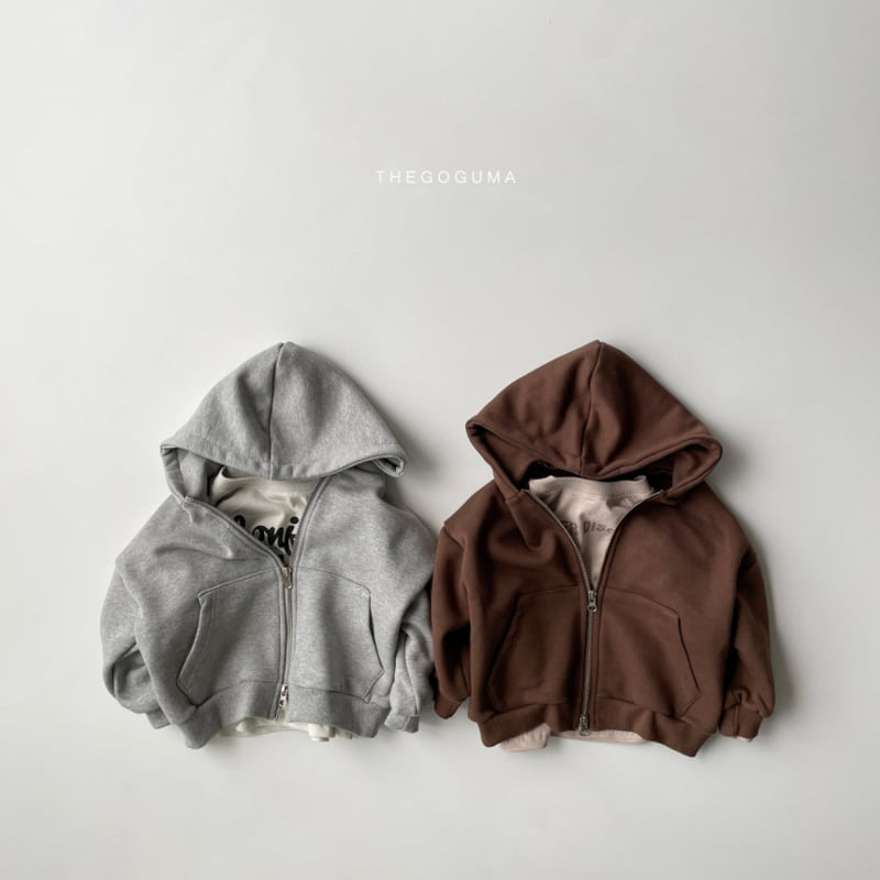 Thegoguma - Korean Children Fashion - #kidzfashiontrend - Charlie Hood Zip-up