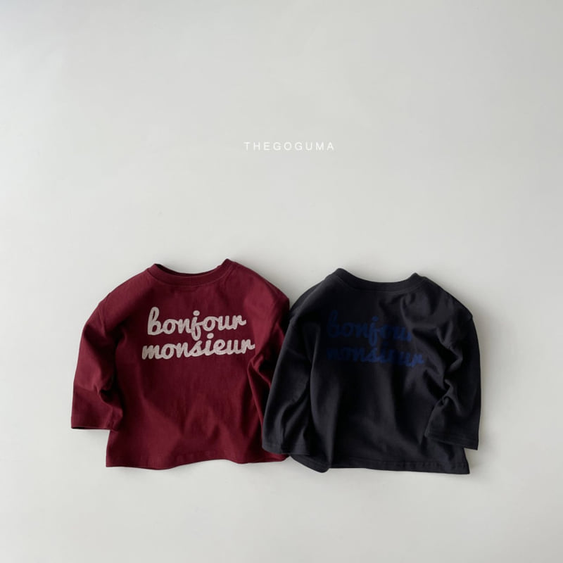 Thegoguma - Korean Children Fashion - #littlefashionista - Hello Bonjour Tee - 9