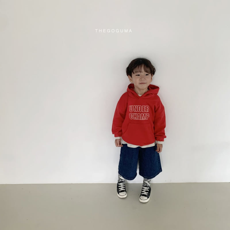 Thegoguma - Korean Children Fashion - #littlefashionista - Champ Embroidery Hoodie - 2