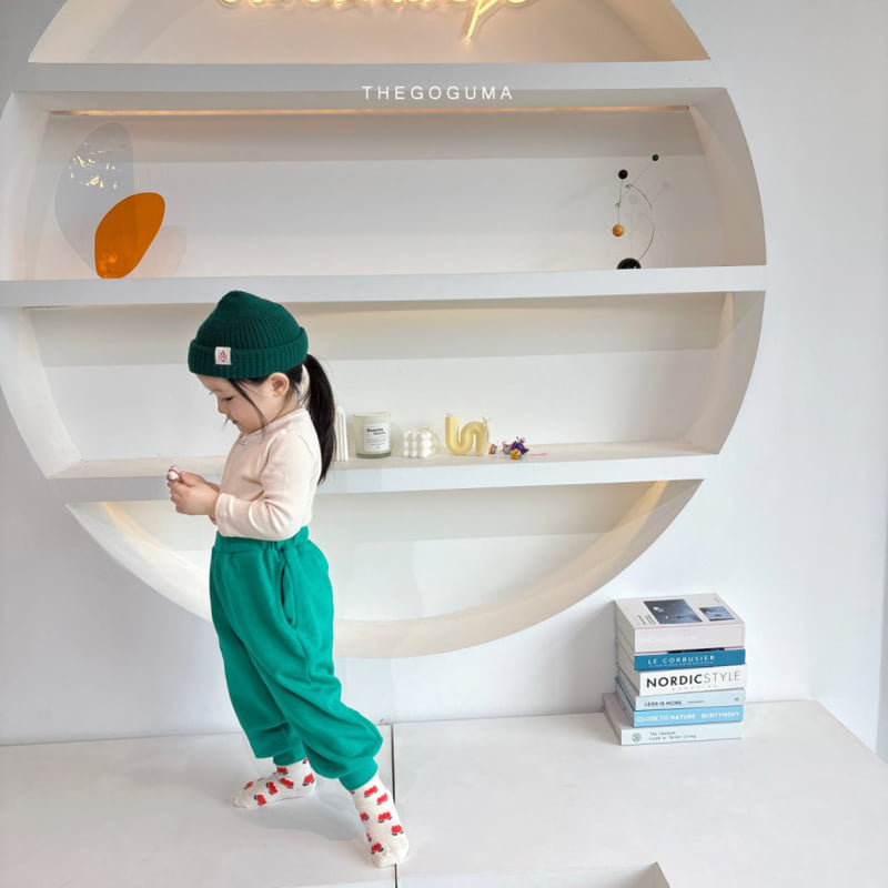 Thegoguma - Korean Children Fashion - #magicofchildhood - Label Jogger Pants - 3