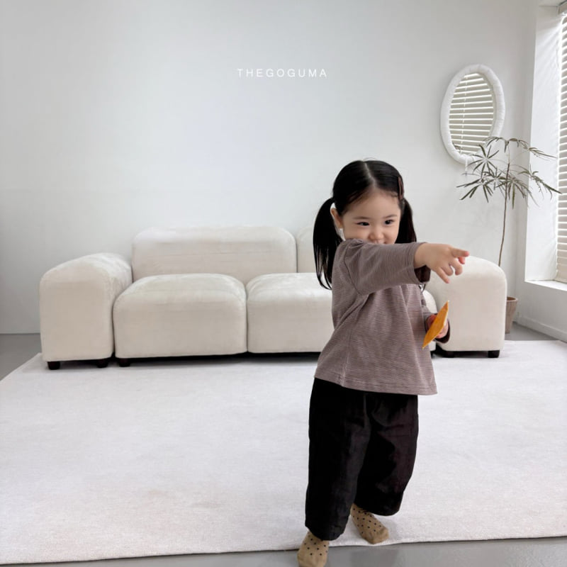 Thegoguma - Korean Children Fashion - #magicofchildhood - Jelly Stripe Pocket Tee - 5