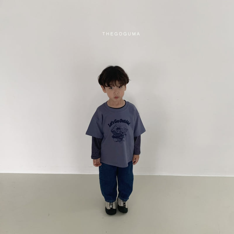 Thegoguma - Korean Children Fashion - #magicofchildhood - TikTok Straight Denim Pants - 2