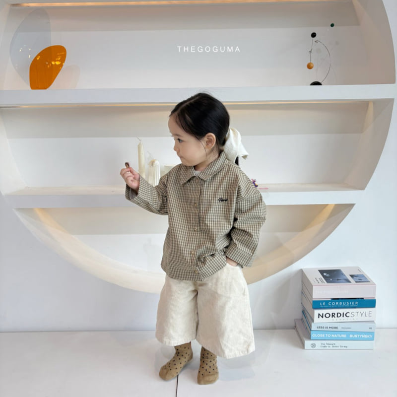 Thegoguma - Korean Children Fashion - #minifashionista - Live Check Shirt - 3