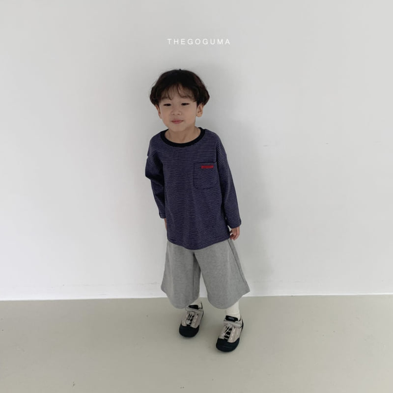 Thegoguma - Korean Children Fashion - #prettylittlegirls - Jelly Stripe Pocket Tee - 7