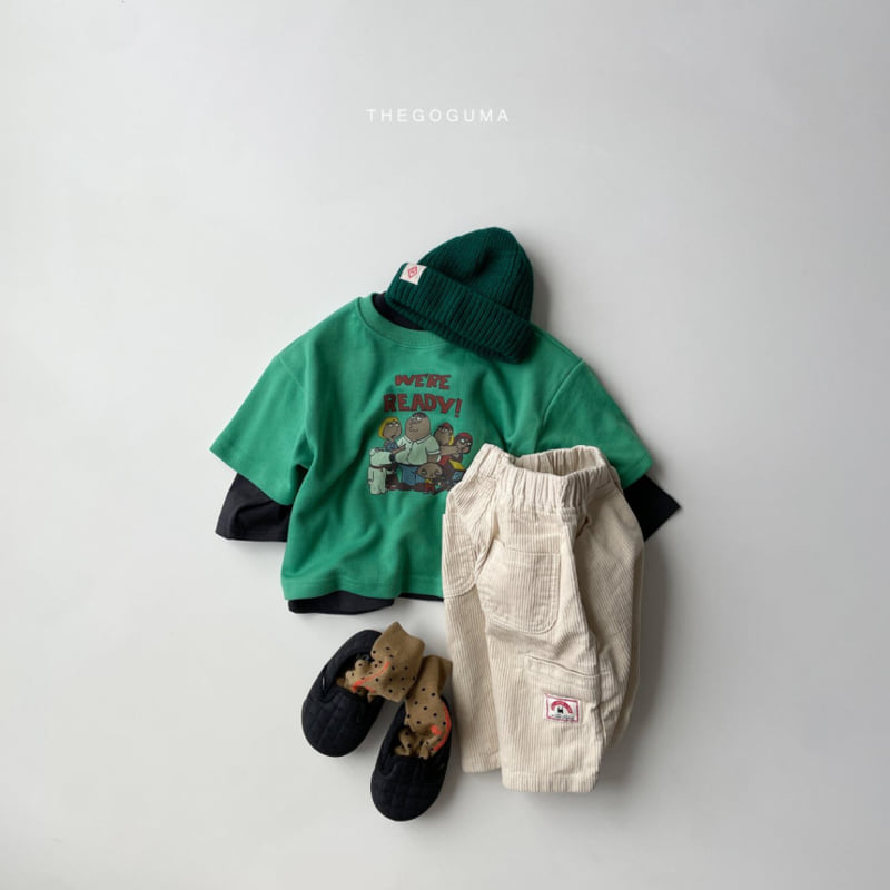 Thegoguma - Korean Children Fashion - #stylishchildhood - Corduroy Bermuda Pants - 12