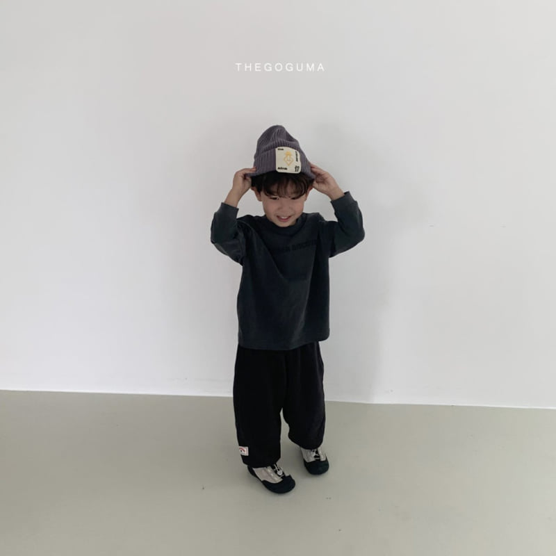 Thegoguma - Korean Children Fashion - #stylishchildhood - Label Jogger Pants - 8