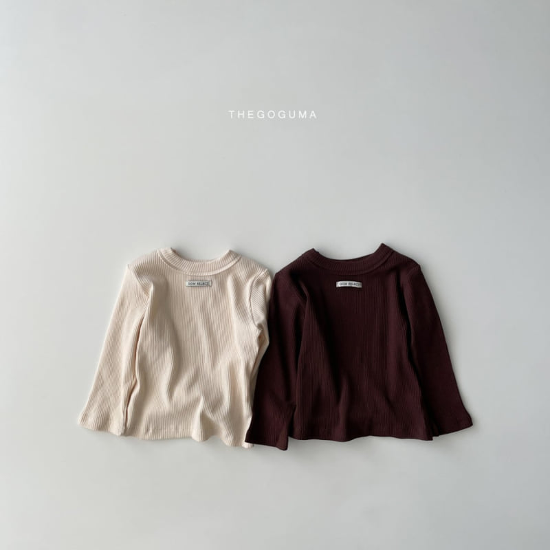 Thegoguma - Korean Children Fashion - #stylishchildhood - Soft Ribbed Tee