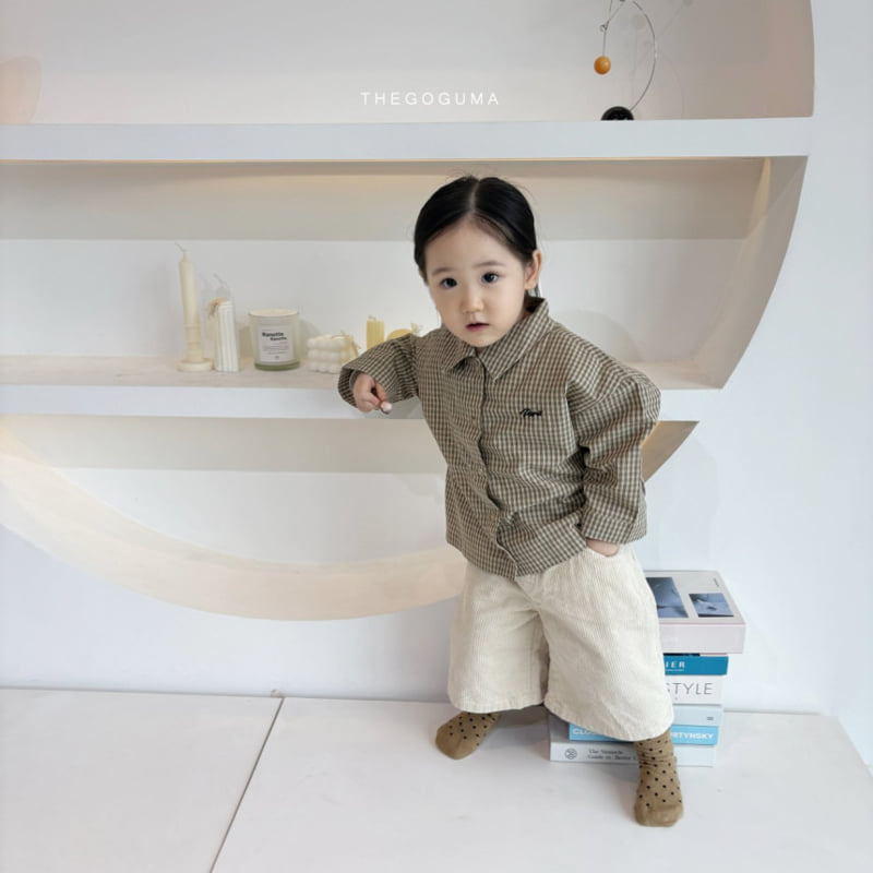 Thegoguma - Korean Children Fashion - #todddlerfashion - Live Check Shirt - 5