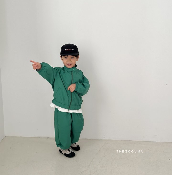 Thegoguma - Korean Children Fashion - #todddlerfashion - Fashion Windbreaker Set - 7