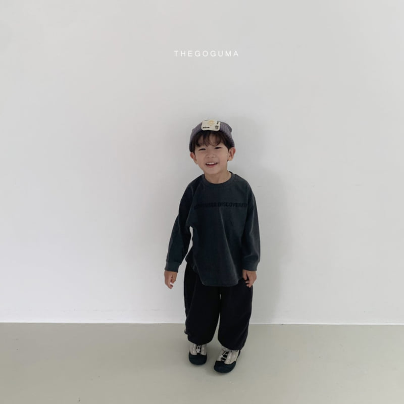 Thegoguma - Korean Children Fashion - #toddlerclothing - Label Jogger Pants - 7