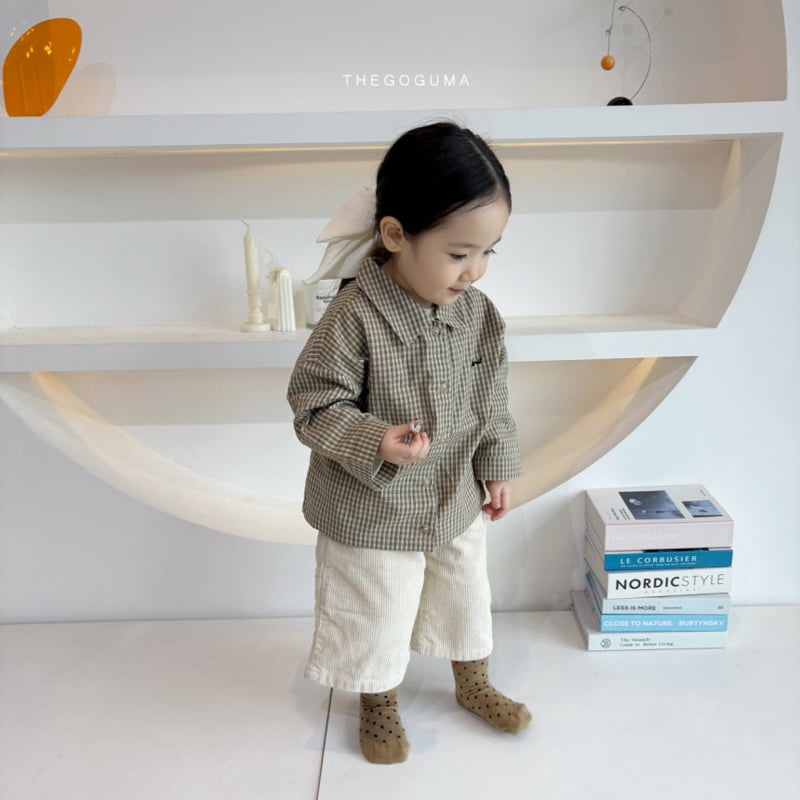 Thegoguma - Korean Children Fashion - #toddlerclothing - Live Check Shirt - 6