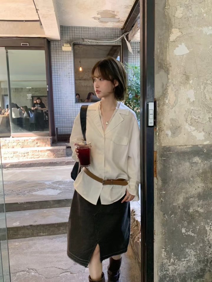 There By - Korean Women Fashion - #momslook - Ray Pocket Shirt - 2
